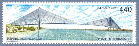 Image du timbre Le pont de Normandie