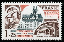 Image du timbre Pont à MoussonLes Prémontrés