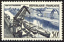 Image du timbre Port de Strasbourg