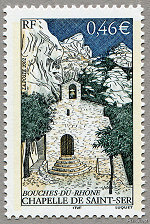 Image du timbre Bouches-du-Rhône - Puyloubier-La chapelle de Saint-Ser
