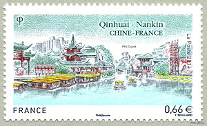 Image du timbre Rivière Qinhuai, Nankin