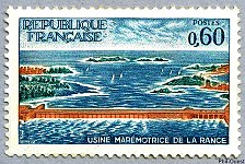 Image du timbre L´usine marémotrice de la Rance