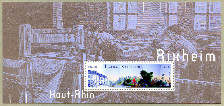 Image du timbre Le souvenir philatélique de Rixheim - Haut-Rhin