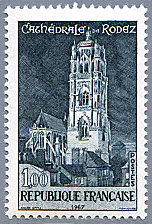 Image du timbre Rodez-La Cathédrale