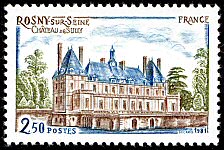 Image du timbre Château de Sully à Rosny-sur-Seine