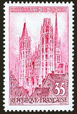 Image du timbre La cathédrale de Rouen