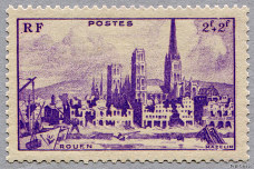 Image du timbre Rouen ville martyre