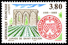 Image du timbre Saint Émilion 1199-1999Les 800 ans de la Jurade de Saint Émilion