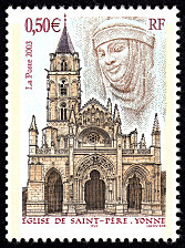 Image du timbre Église de Saint Père - Yonne