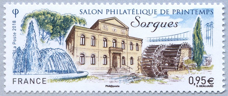 Image du timbre Salon Philatélique de Printemps - Sorgues