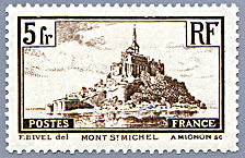 Image du timbre Mont Saint Michel type I