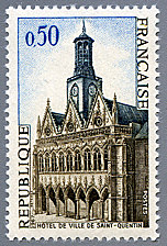 Image du timbre Saint-Quentin-L'Hôtel de Ville