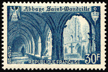 Image du timbre Abbaye de Saint Wandrille 30F