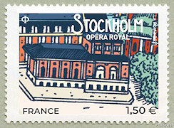 Image du timbre Stockholm - Opéra royal
