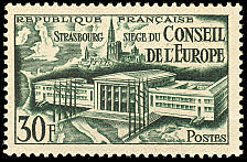 Image du timbre Strasbourg, siège du Conseil de l´Europe