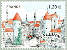 Image du timbre Tallinn - Porte de Viru