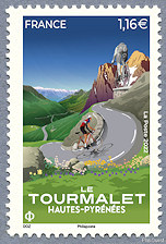 Image du timbre Le Tourmalet - Hautes-Pyrénées