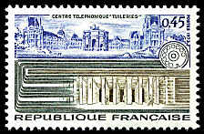 Image du timbre Centre téléphonique «Tuileries»