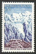 Image du timbre Inauguration du tunnel sous le Mont-Blanc