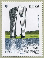 Image du timbre Valence - Drôme