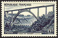 Image du timbre Viaduc de Garabit - Cantal