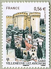 Image du timbre Villeneuve lèz Avignon - Gard