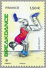 Image du timbre Breakdance