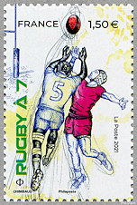 Image du timbre Rugby à 7