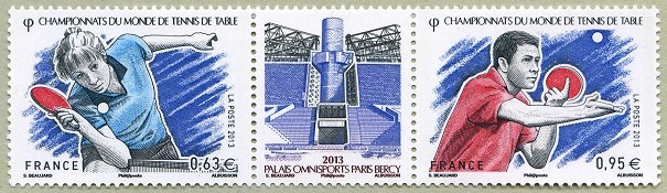 Image du timbre Championnats du monde de tennis de table