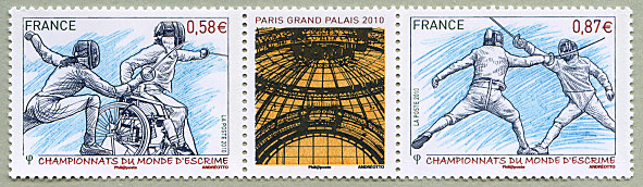 Image du timbre Championnat du Monde d'escrime