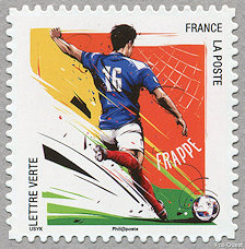 Image du timbre Frappe