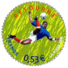 Image du timbre Retourné