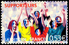 Image du timbre Supporteurs