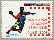 Image du timbre Championnat du Monde de HandBall-0,46 € - 3 F