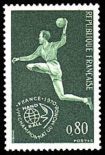 Image du timbre VII ème Championnat du Monde de Hand-Ball France 1970