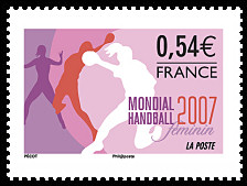 Image du timbre Mondial 2007 Handball féminin