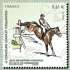 Image du timbre Concours complet d'équitation