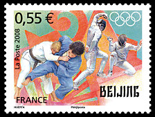 Image du timbre Escrime et judo