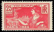 Image du timbre Femme tenant une Victoire
