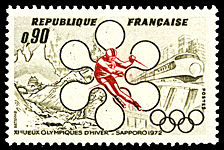 Image du timbre XIème Jeux Olympiques d'hiver de Sapporo 1972