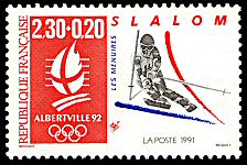 Image du timbre Slalom - Les Ménuires