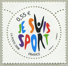 Image du timbre Je suis sport