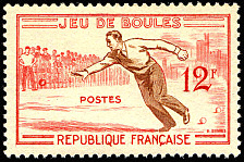 Image du timbre Jeu de boules