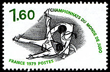Image du timbre Championnats du Monde de Judo