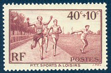 Image du timbre Sports et LoisirsAssociations sociales et sportives des PTT