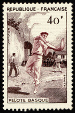 Image du timbre Pelote basque