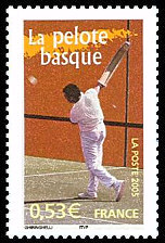 Image du timbre La pelote basque