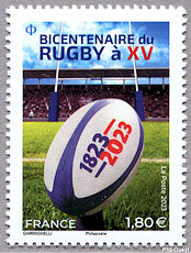 Image du timbre Bicentenaire du Rugby à XV
