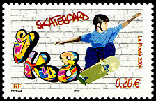 Image du timbre Skateboard