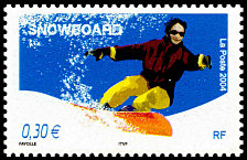 Image du timbre Snowboard